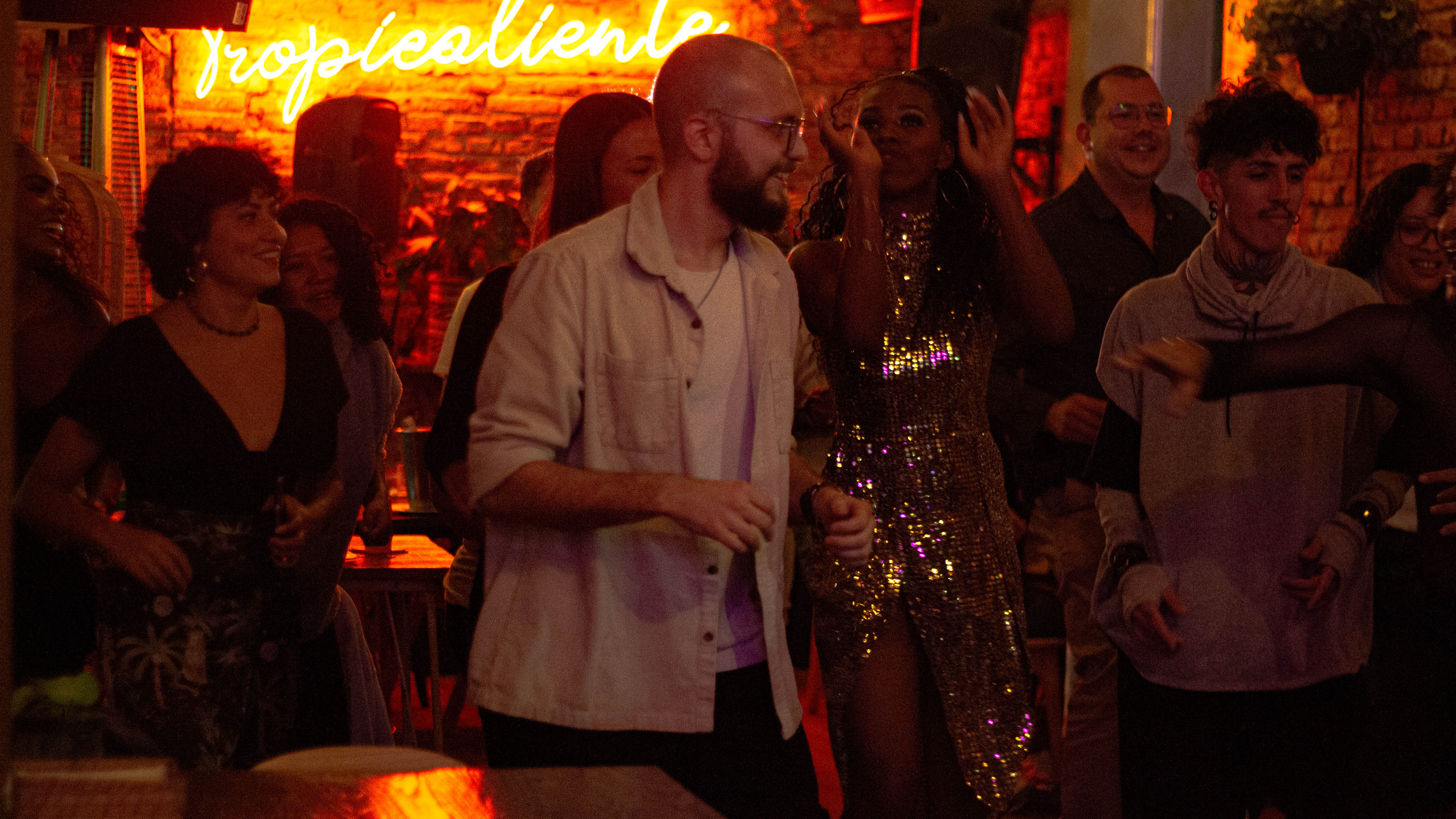 Cocktails and conversation at a Palermo bar