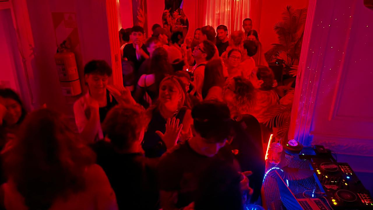Packed dance floor at La Pour House in Palermo, Buenos Aires